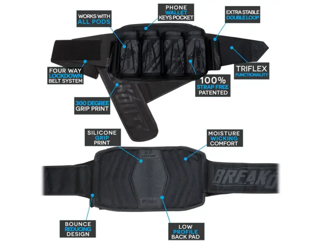 Virtue Virtue Breakout Strapless Pack 4+7 Graphic Black