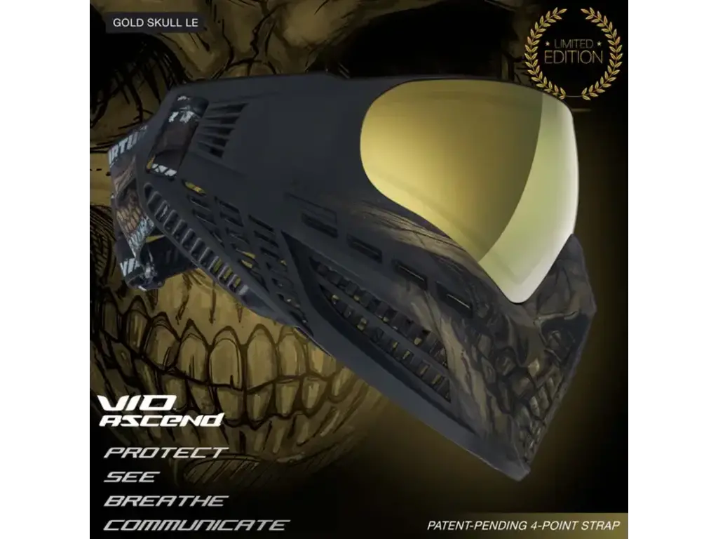 Virtue Virtue Vio Ascend Goggles - Gold Skull LE