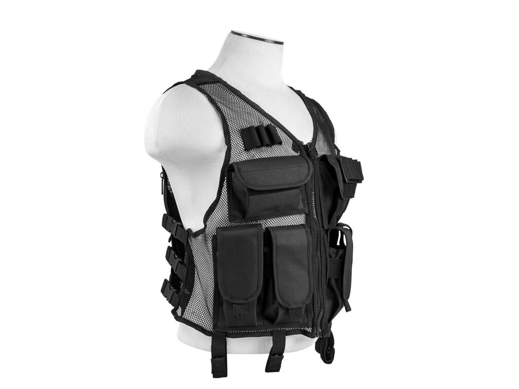 NC Star Mesh Tactical Vest - Black