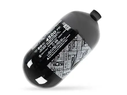 Bunker Kings Bunkerkings FN Lite Air Tank 80ci (Bottle Only) - Black WKS