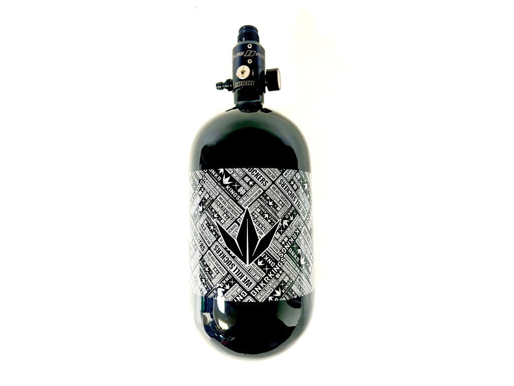 Bunker Kings Bunkerkings FN Lite Air Tank w/ Hook Regulator - 80ci - Black WKS