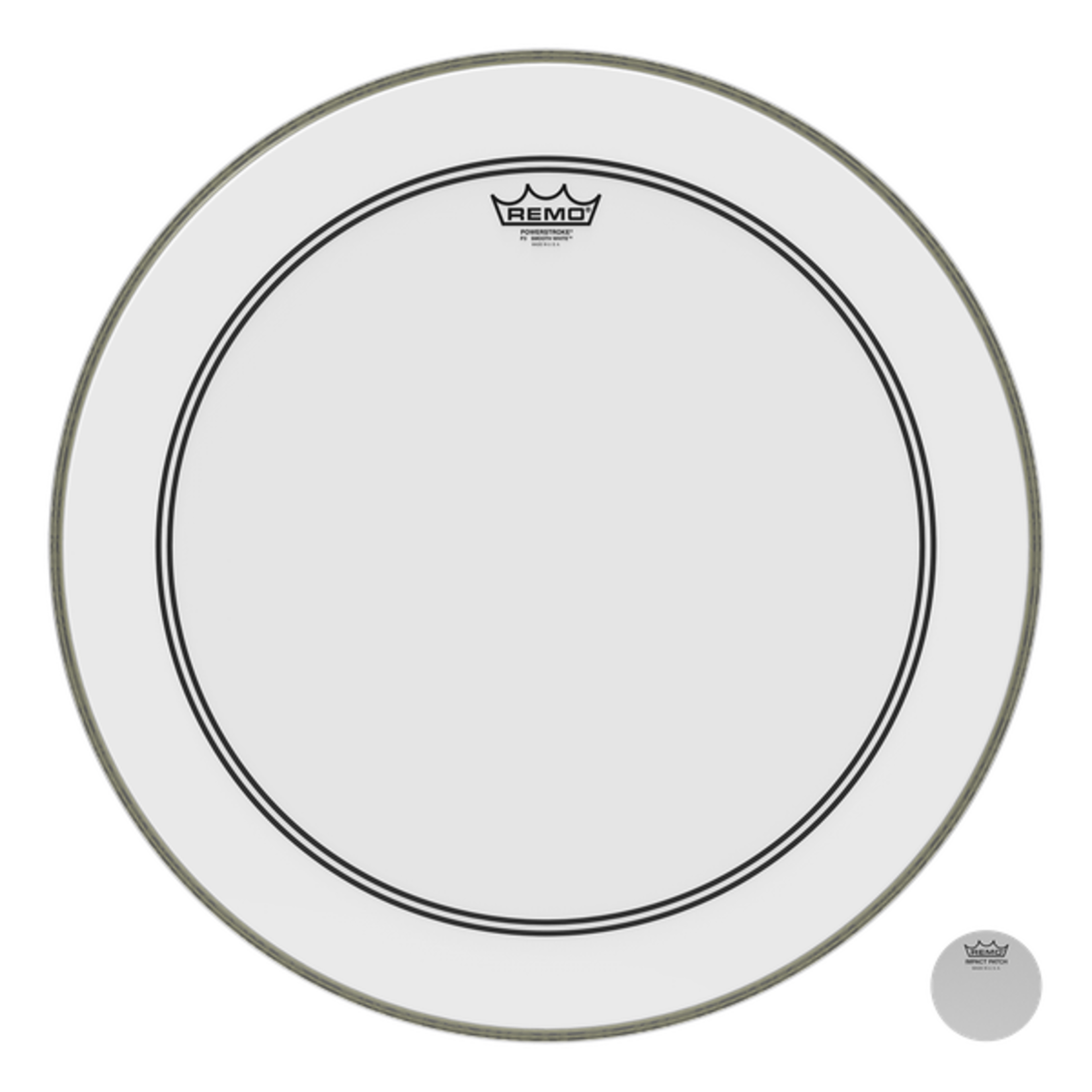 Remo Remo Smooth White Powerstroke 3 Bass Drum