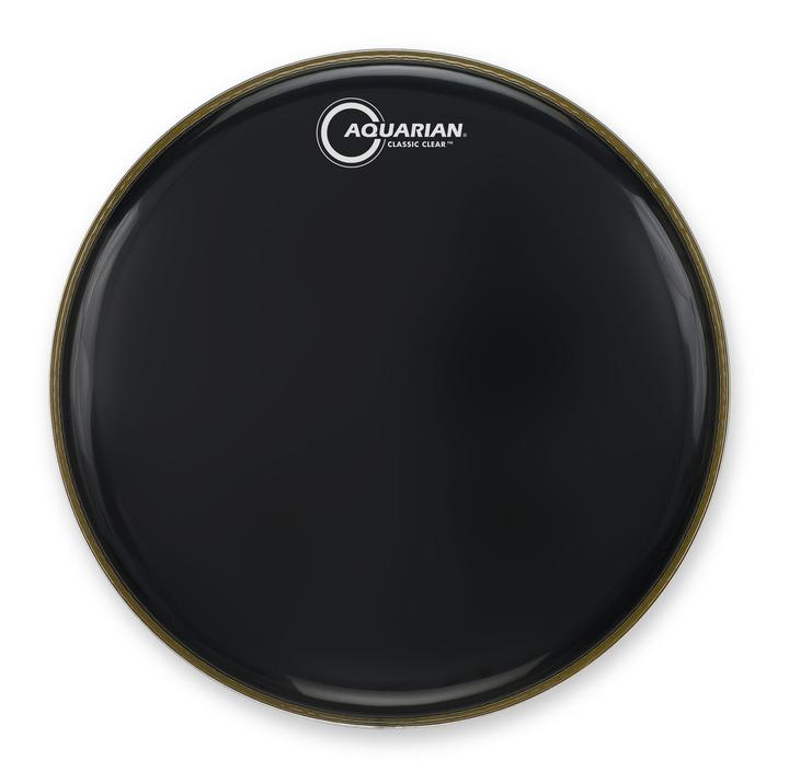 Aquarian Classic Clear Black Video Gloss Forks Drum Closet