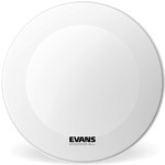 Evans Evans Coated White EQ3 Bass Drum Reso no Port