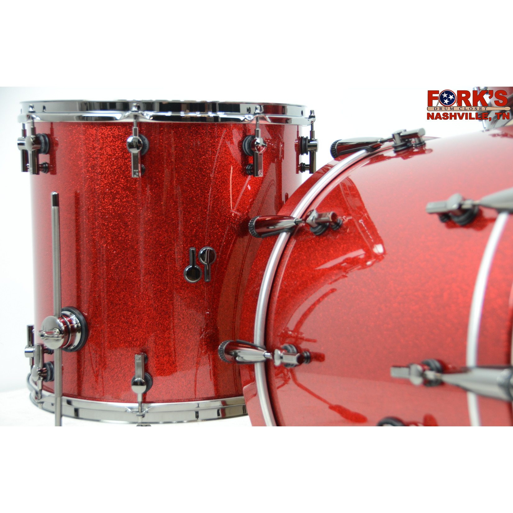 Sonor Sonor SQ2 3pc Drum Kit "Red Sparkle"