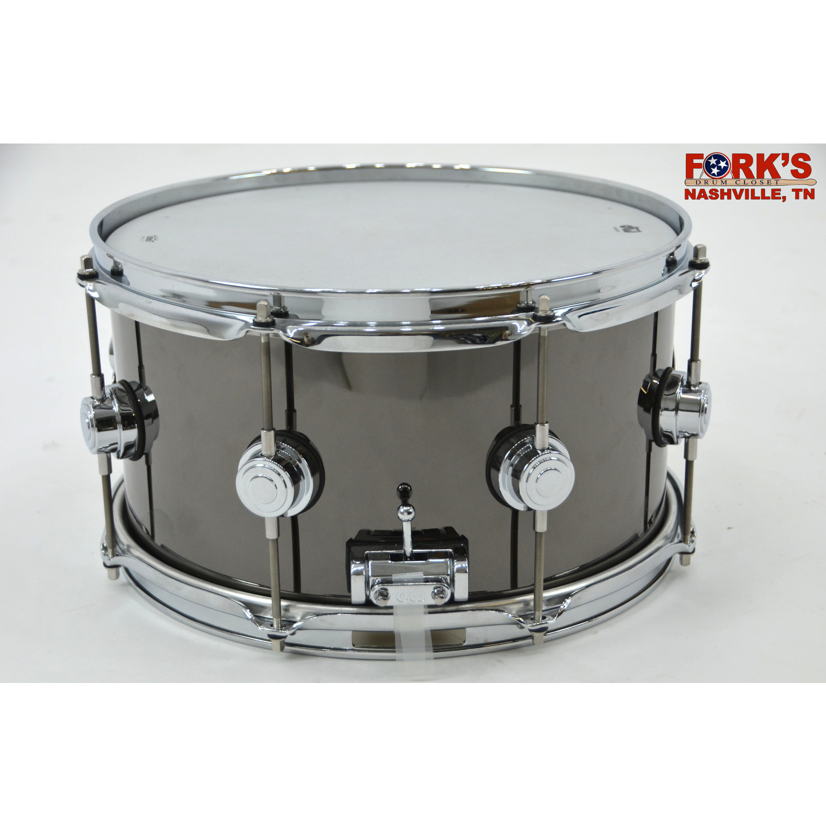 DW DW Collectors 6.5x14 Black Nickel Over Brass Snare Drum