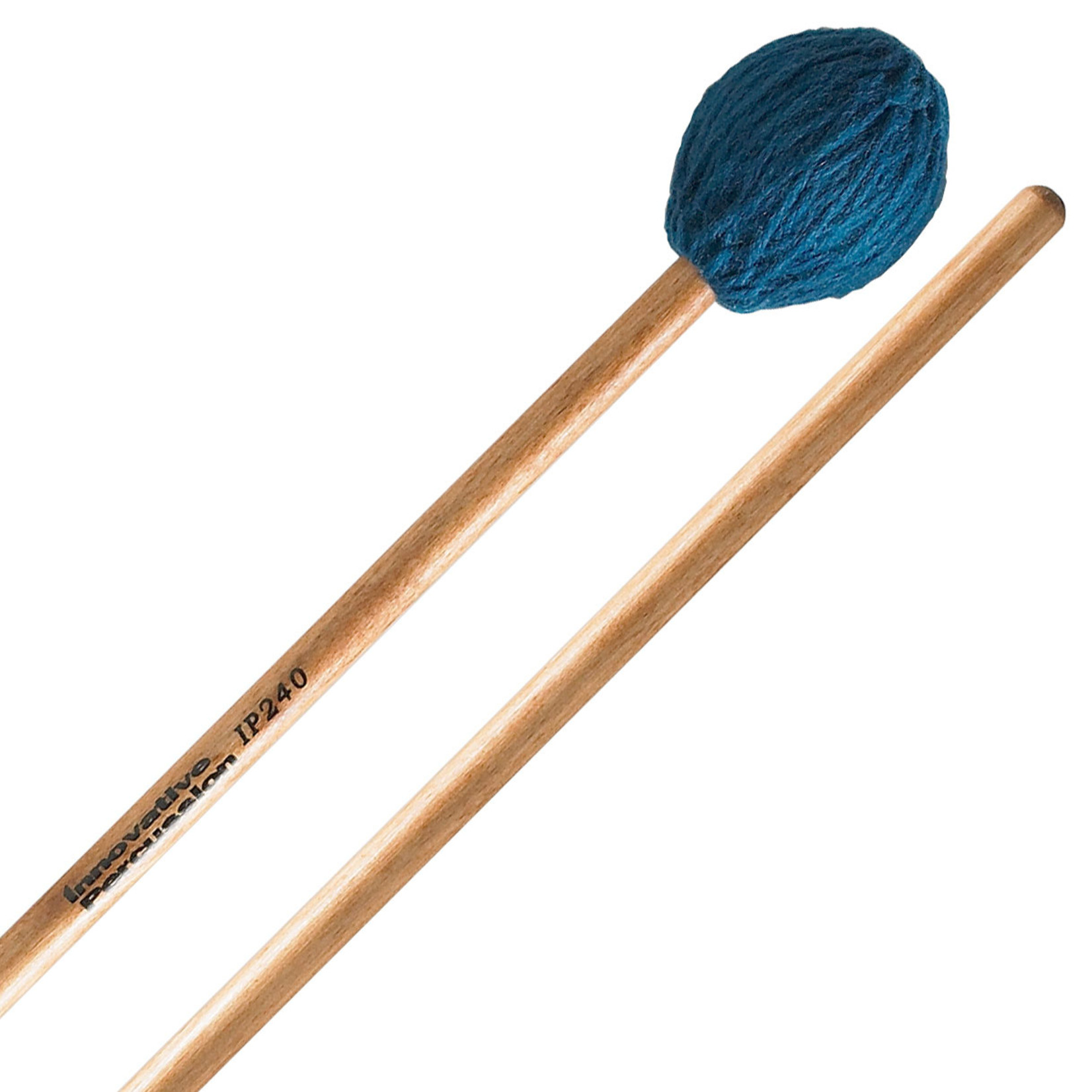 Innovative Percussion IP240 MEDIUM MARIMBA MALLETS - TEAL YARN - BIRCH