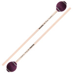 Innovative Percussion CGL2 RICH ARTICULATE BASS MARIMBA MALLETS - DARK PURPLE CORD - BIRCH