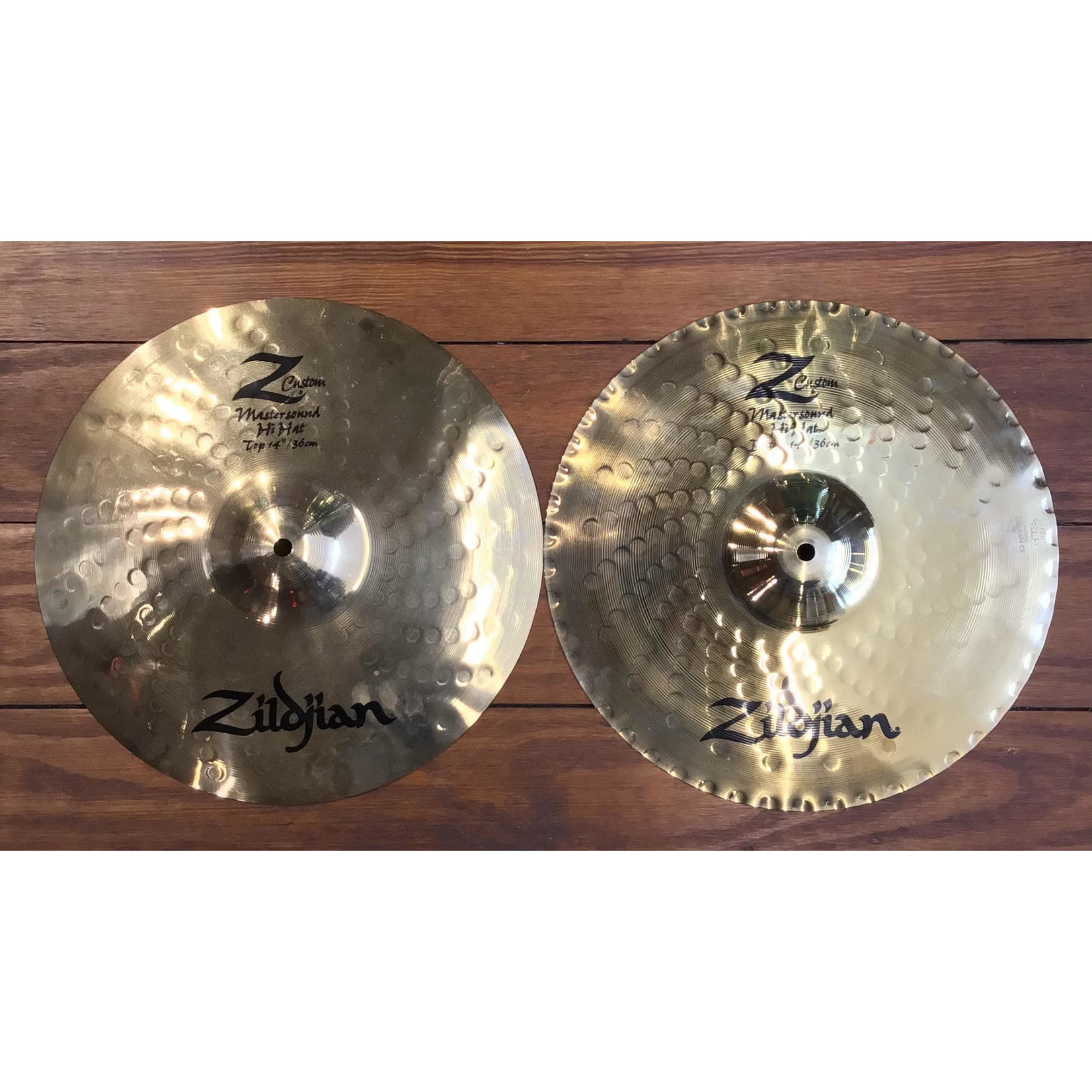 Zildjian USED Zildjian Z Custom 14" Mastersound Hi-Hat Cymbals (Pair)