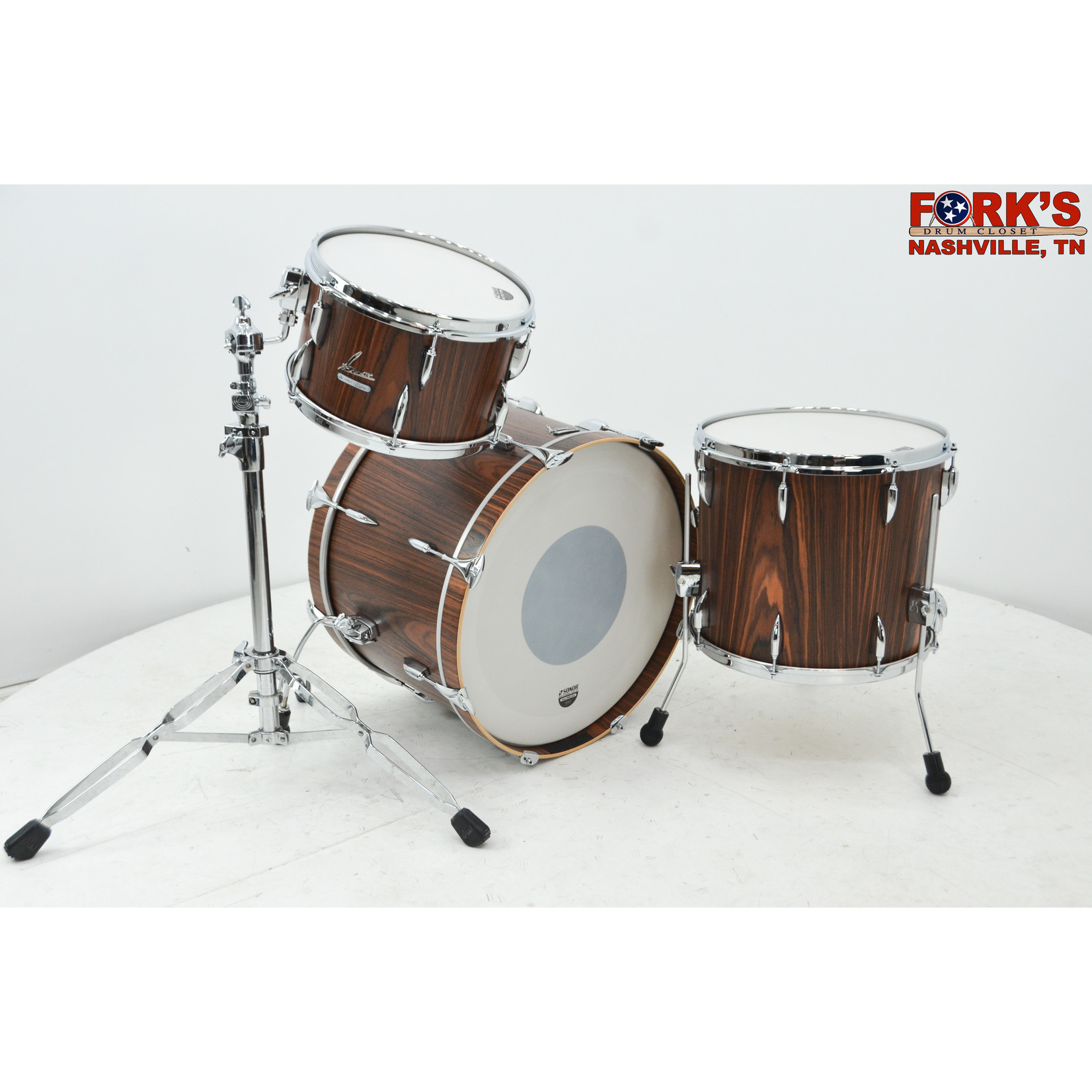 Sonor Sonor Vintage Series 3pc Drum Kit - "Rosewood Semi Gloss"