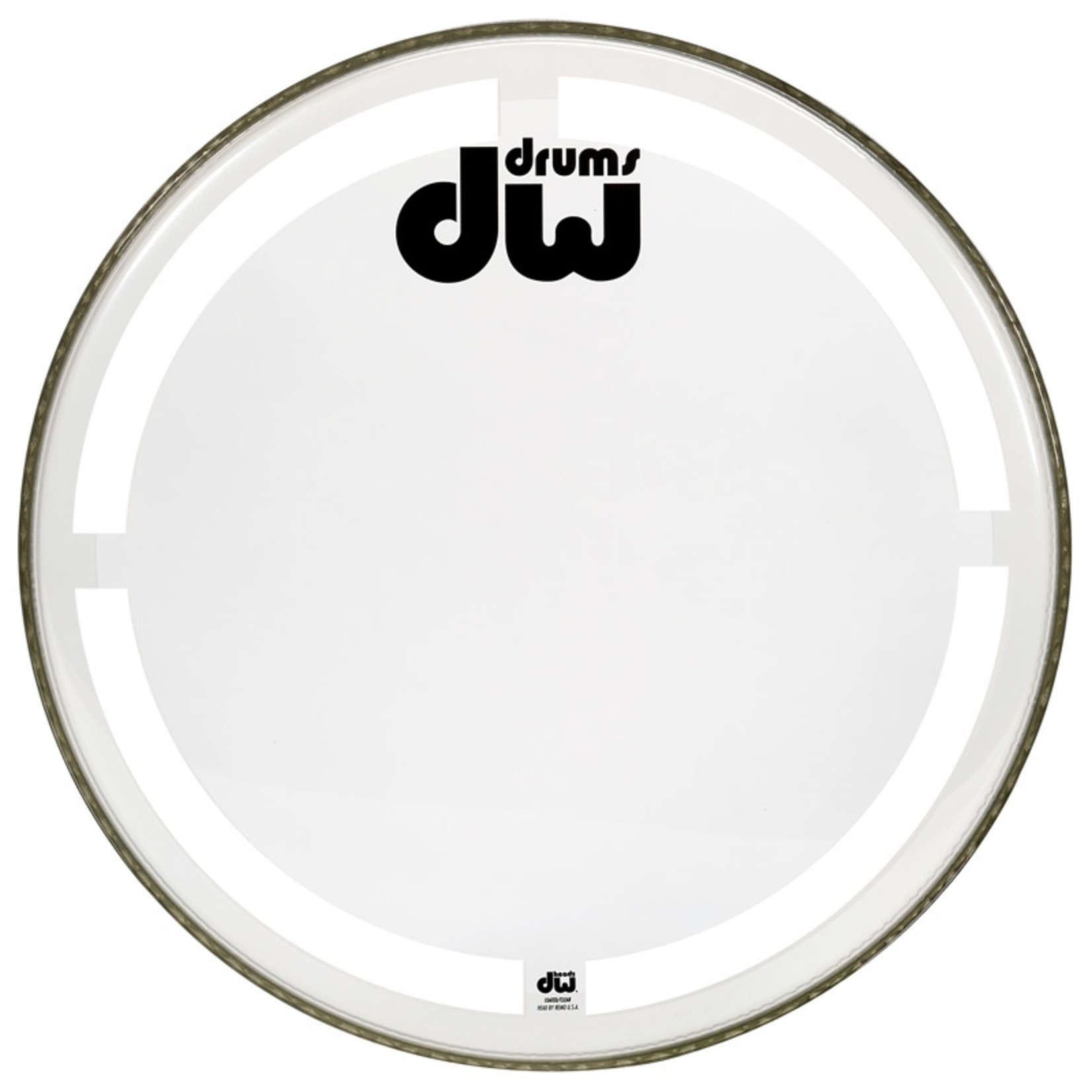 DW DW Coated Clear Bass Drum Head