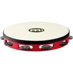 Meinl Meinl 1 Row, Tambourine black plated steel jingles, red