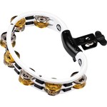 Meinl Meinl mountable Tambourine, dual alloy jingles, white