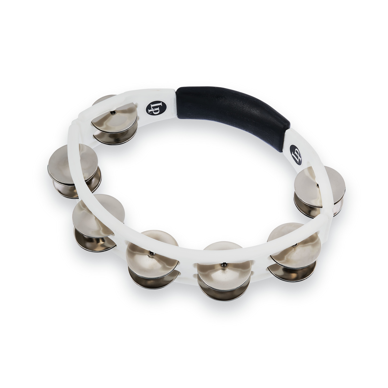 LP LP CYCLOPS HANDHELD TAMBOURINE WHITE STEEL