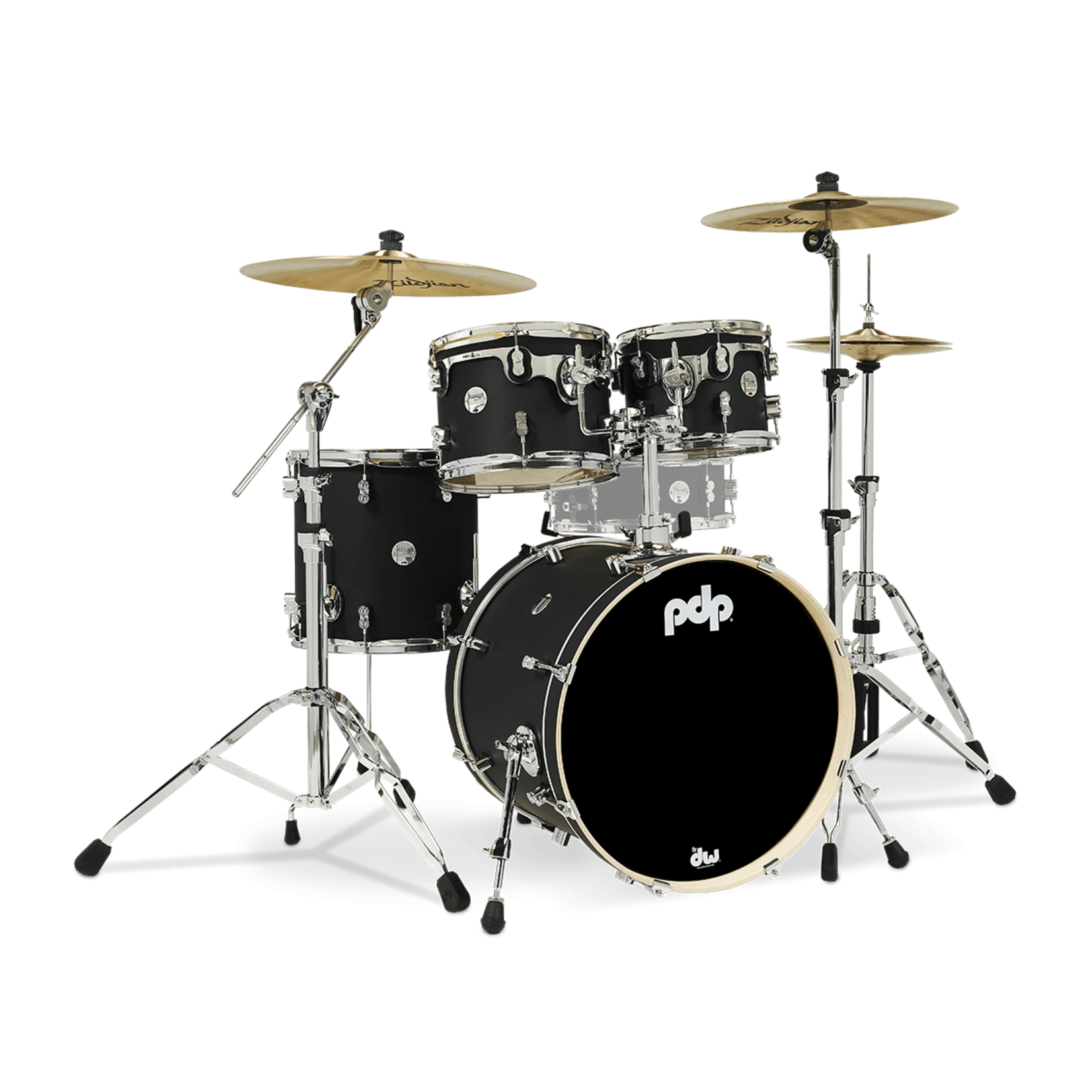 PDP PDP Concept Maple 4pc Drum Kit - "Satin Black"