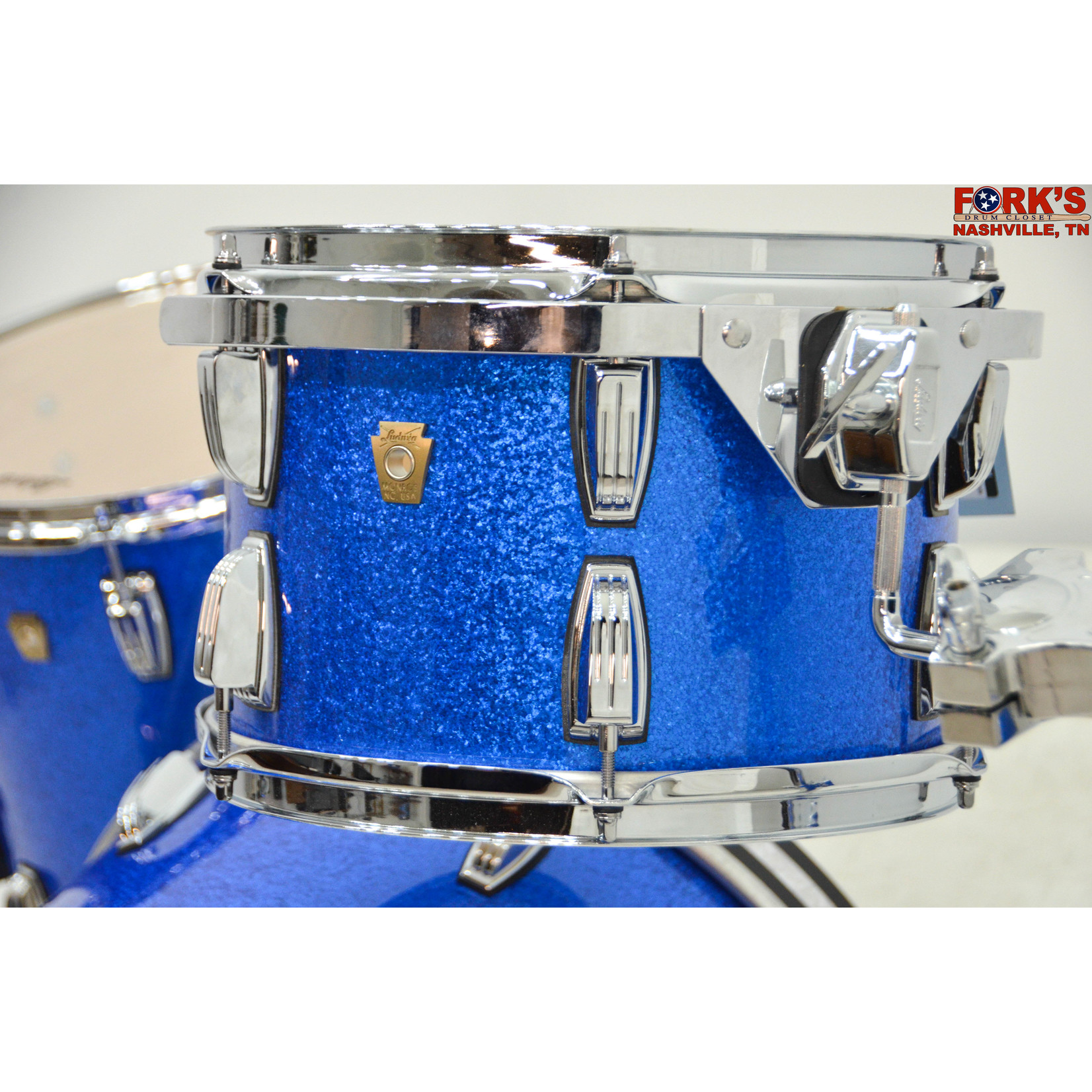 Ludwig Ludwig Classic Maple 3pc Drum Kit - "Blue Sparkle"