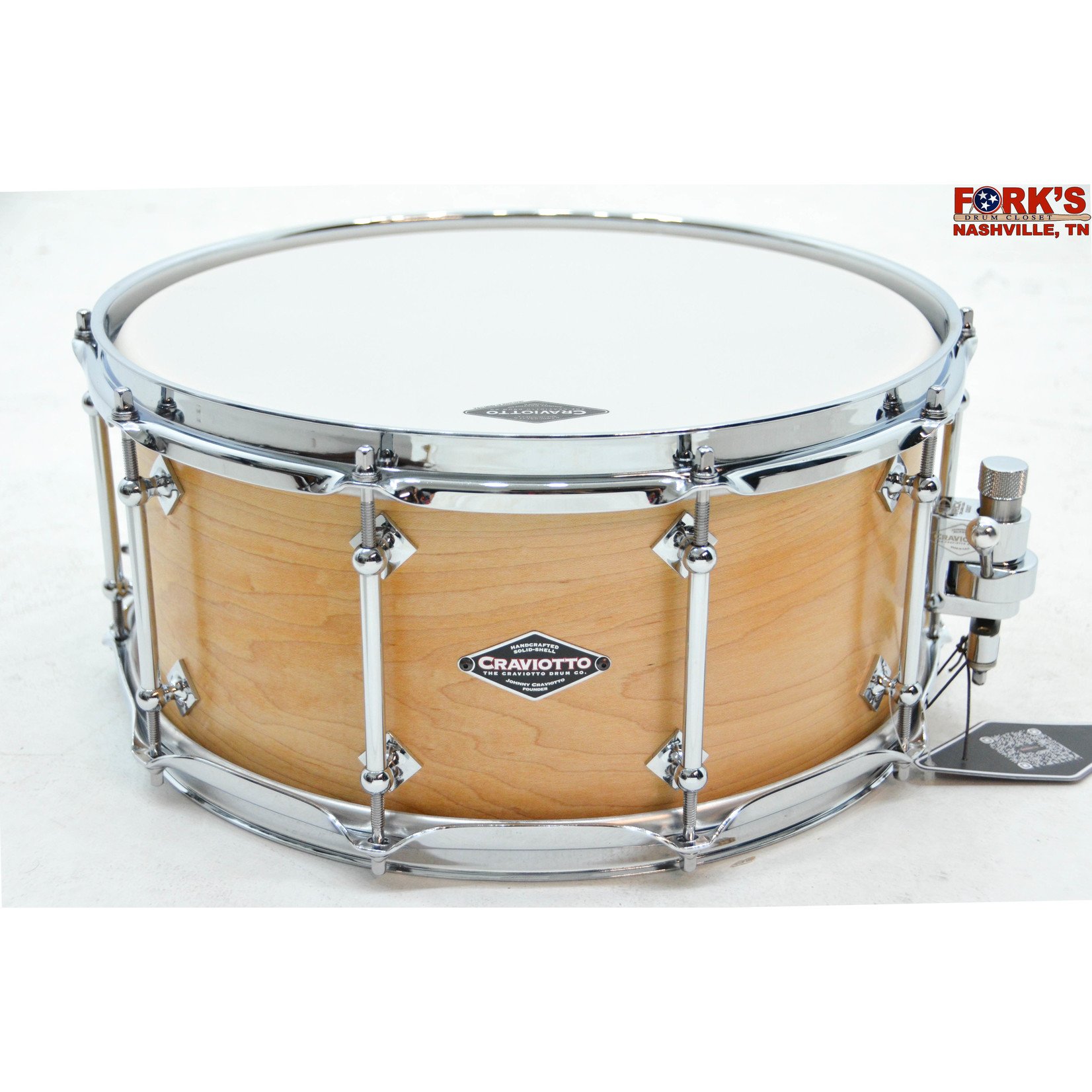 Craviotto Craviotto Custom Shop 6.5 x14 Snare Drum - Maple