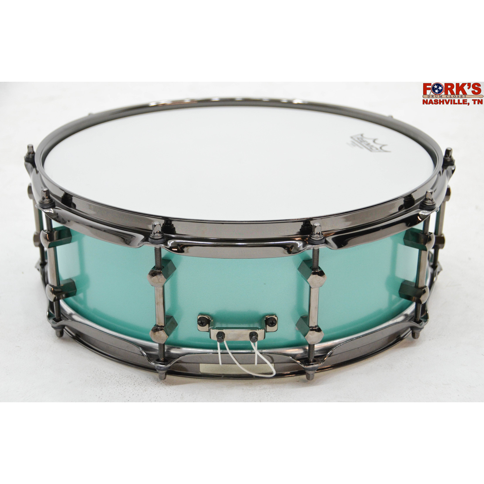 Noble and Cooley Noble and Cooley Alloy Classic 4.75x14 - "Mint Green Powder Coat" w/Black Hardware