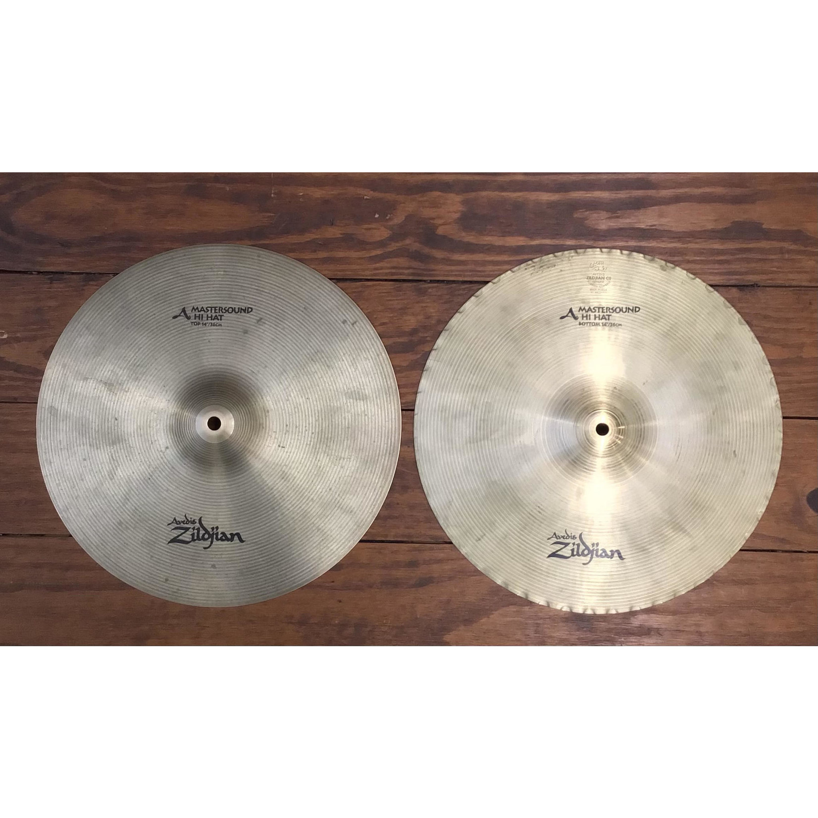 Zildjian USED Zildjian A 14" Mastersound Hi-Hat Cymbals (Pair)