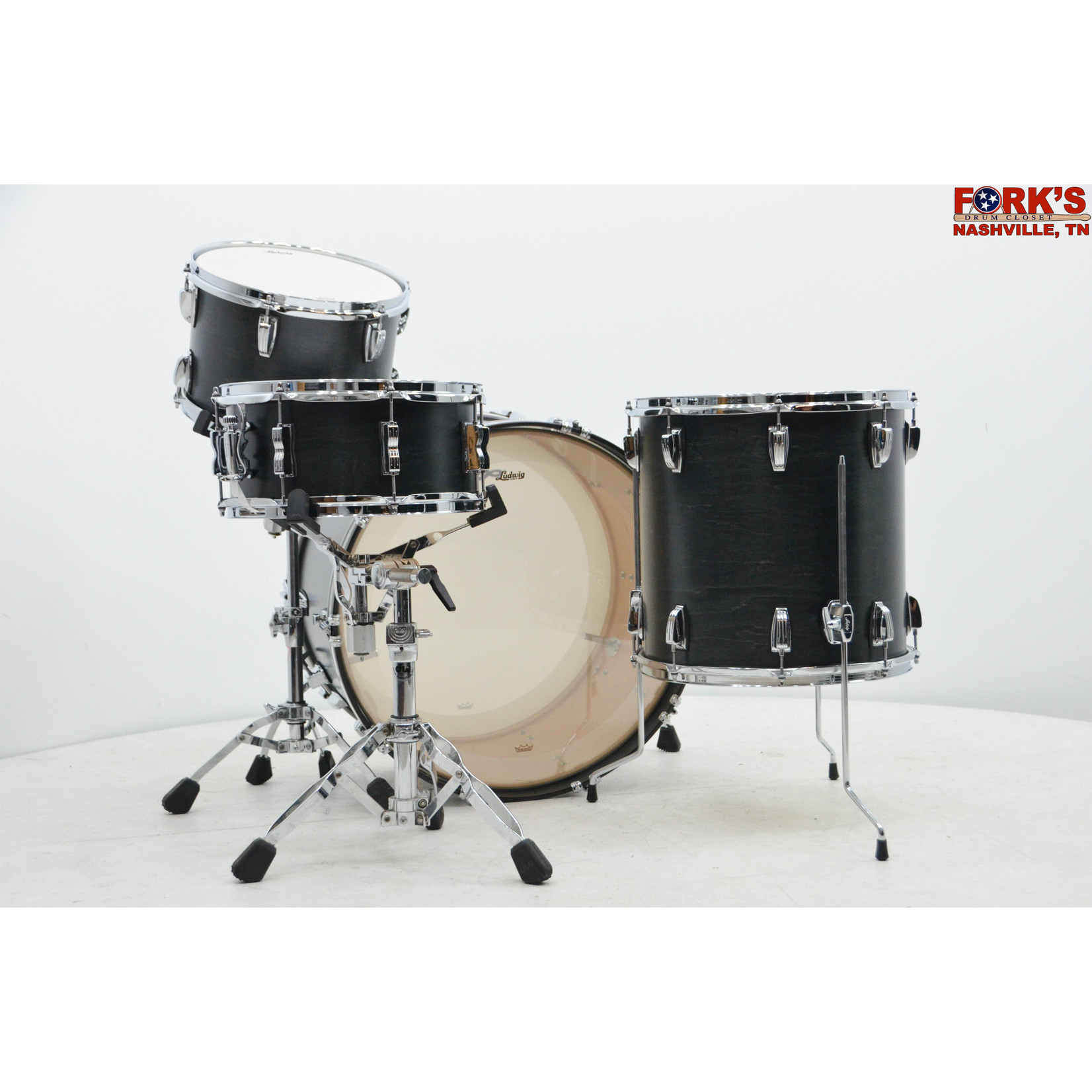 Ludwig Ludwig Legacy Maple 4pc Drum Kit - "Satin Charcoal"