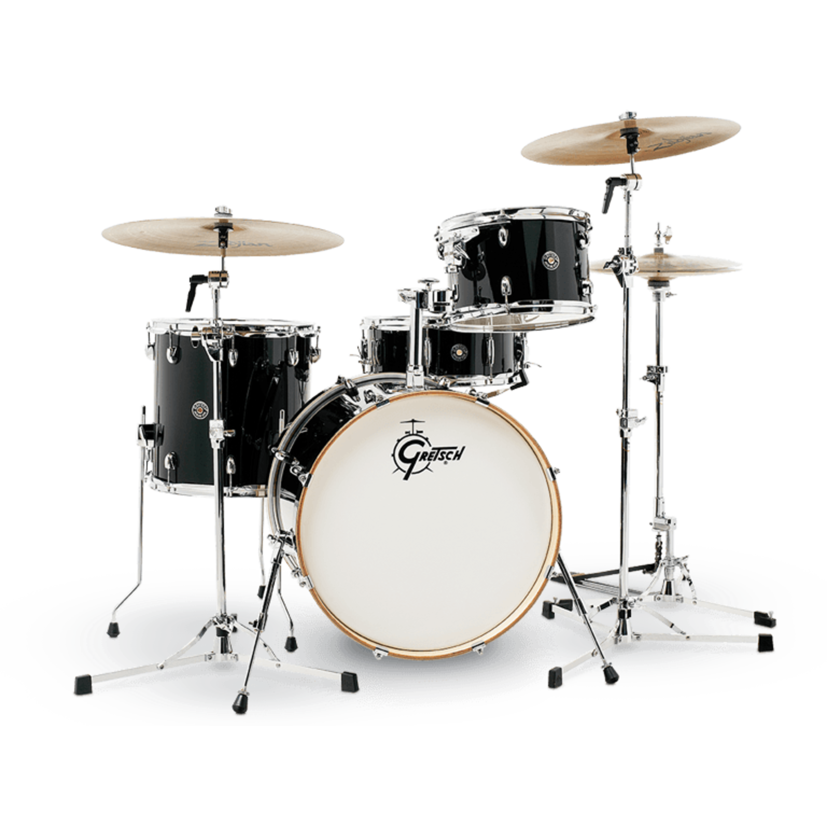 Gretsch Catalina Club 4pc Drum Kit - “Piano Black” (20/12/14/14SN