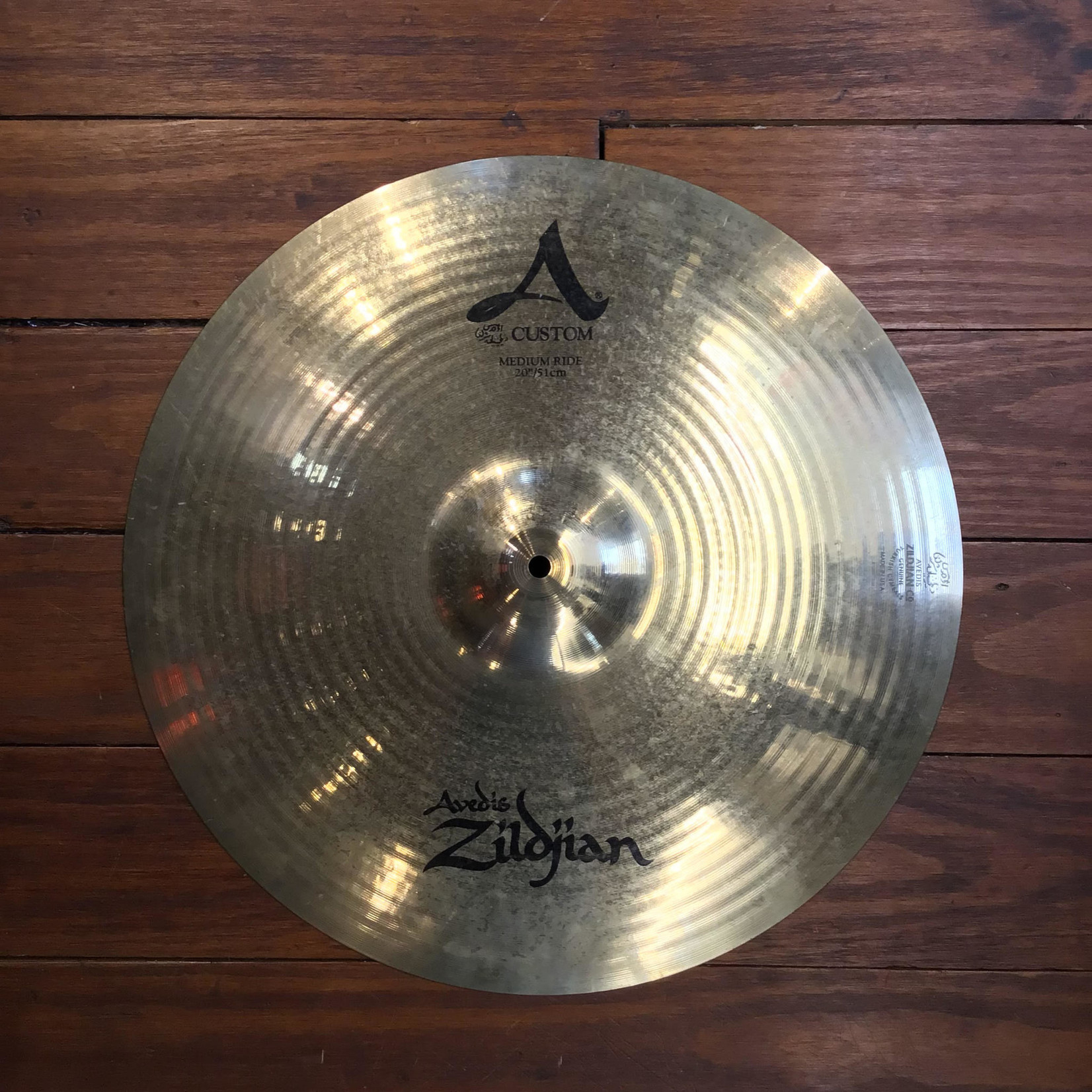 Zildjian USED Zildjian A Custom 20" Medium Ride Cymbal