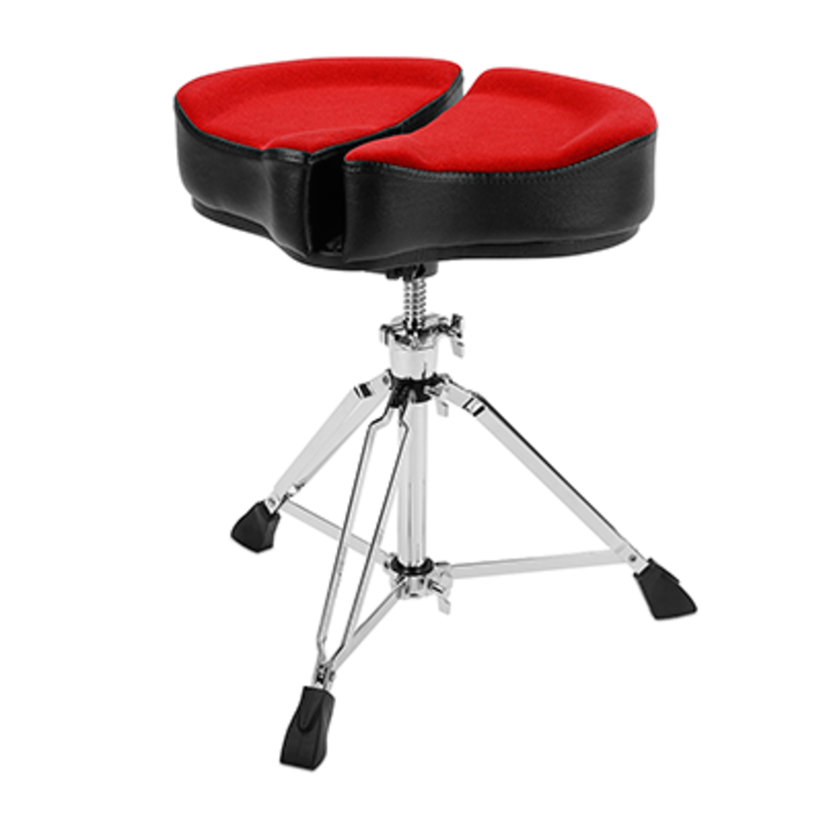 Ahead Ahead SPG-R3 18Ahead SPG-R3 18" Spinal G Saddle Red Cloth Top/Black Sides, 3 Leg Base" Spinal G Saddle Red Cloth Top/Black Sides, 3 Leg Base, 18" to 24" Adjustment Height