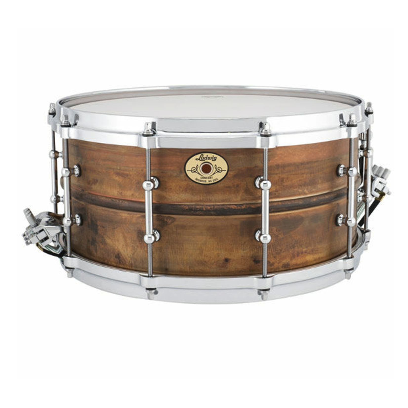 Ludwig Ludwig 6.5 x 14 Natural Copper Concert Snare Drum