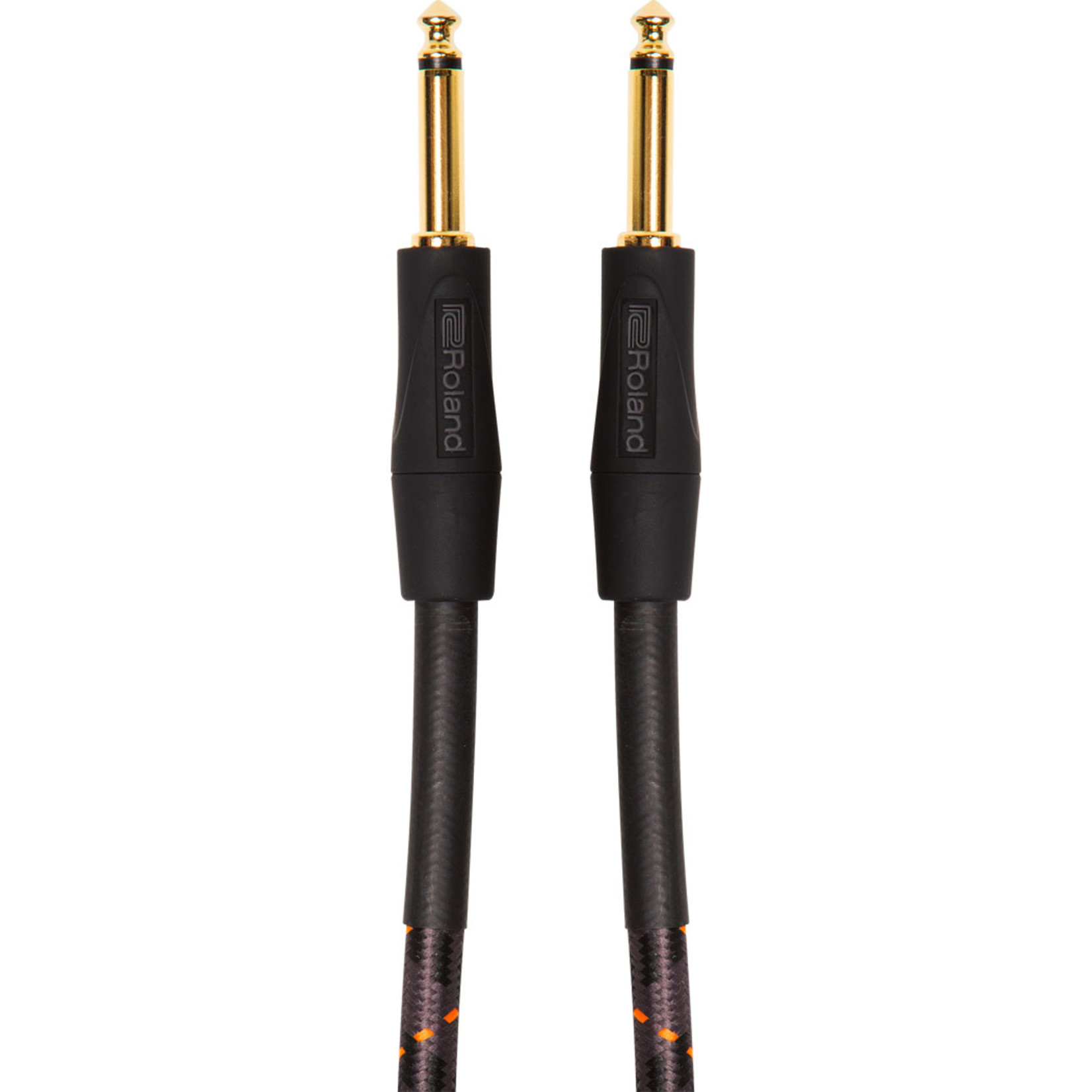 Roland 20ft Instrument Cable, Straight/Straight 1/4" jack - Gold Series