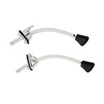 Ludwig Ludwig Heavy Duty Curved Spurs - Pair w/ Mounting Brkts