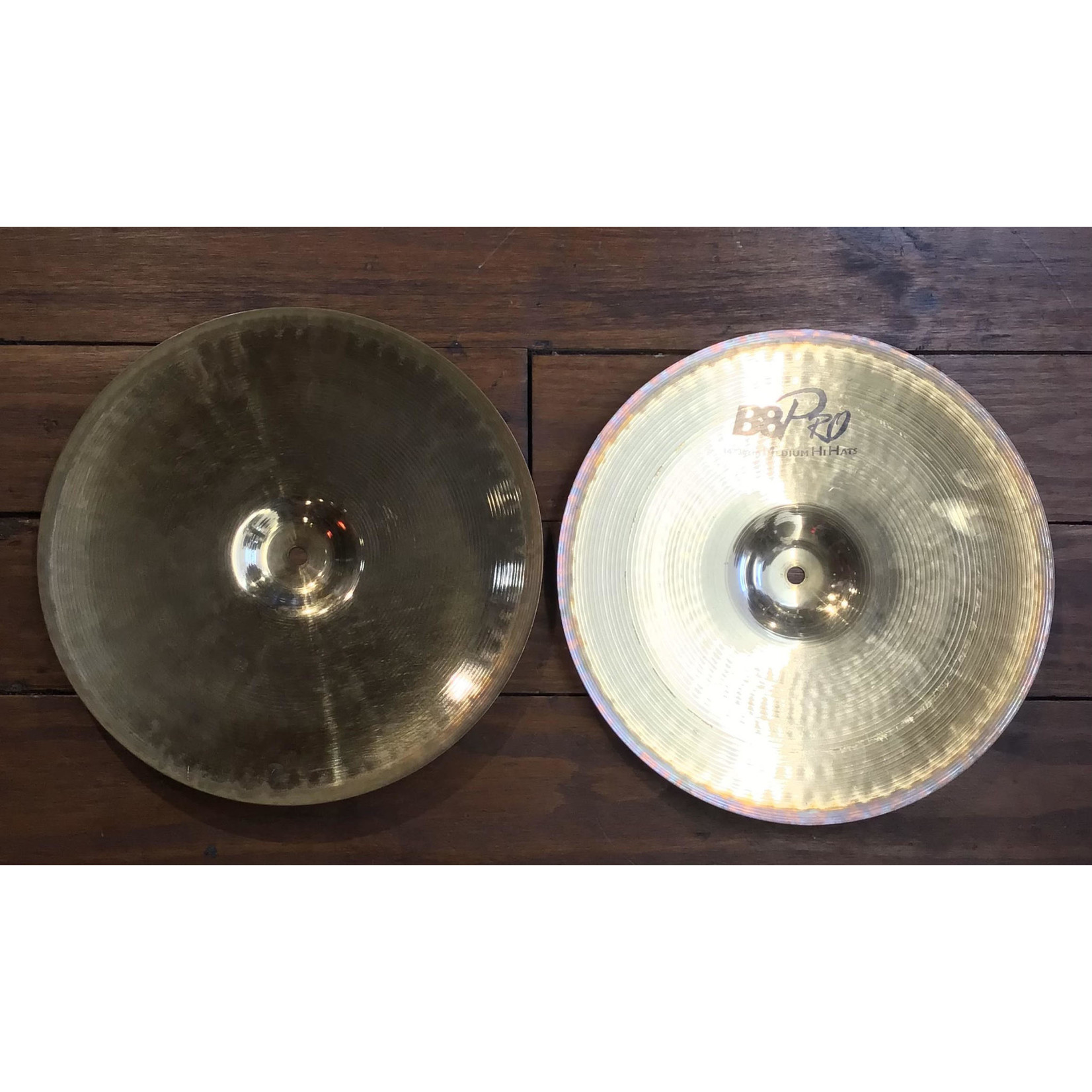 Sabian USED Sabian B8 Pro 14" Medium Hi-Hat Cymbals (Pair)