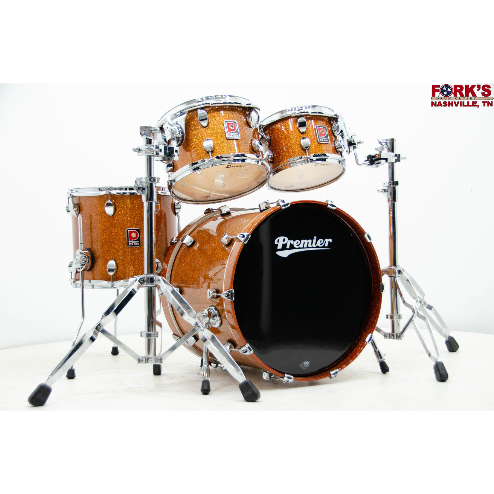 Premier Premier Elite 4pc Shell Drum Kit - "Copper Sparkle"