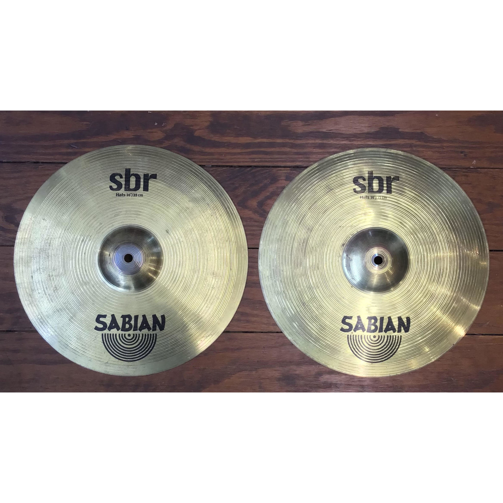 Sabian USED Sabian SBR 14" Hi-Hat Cymbals (Pair)