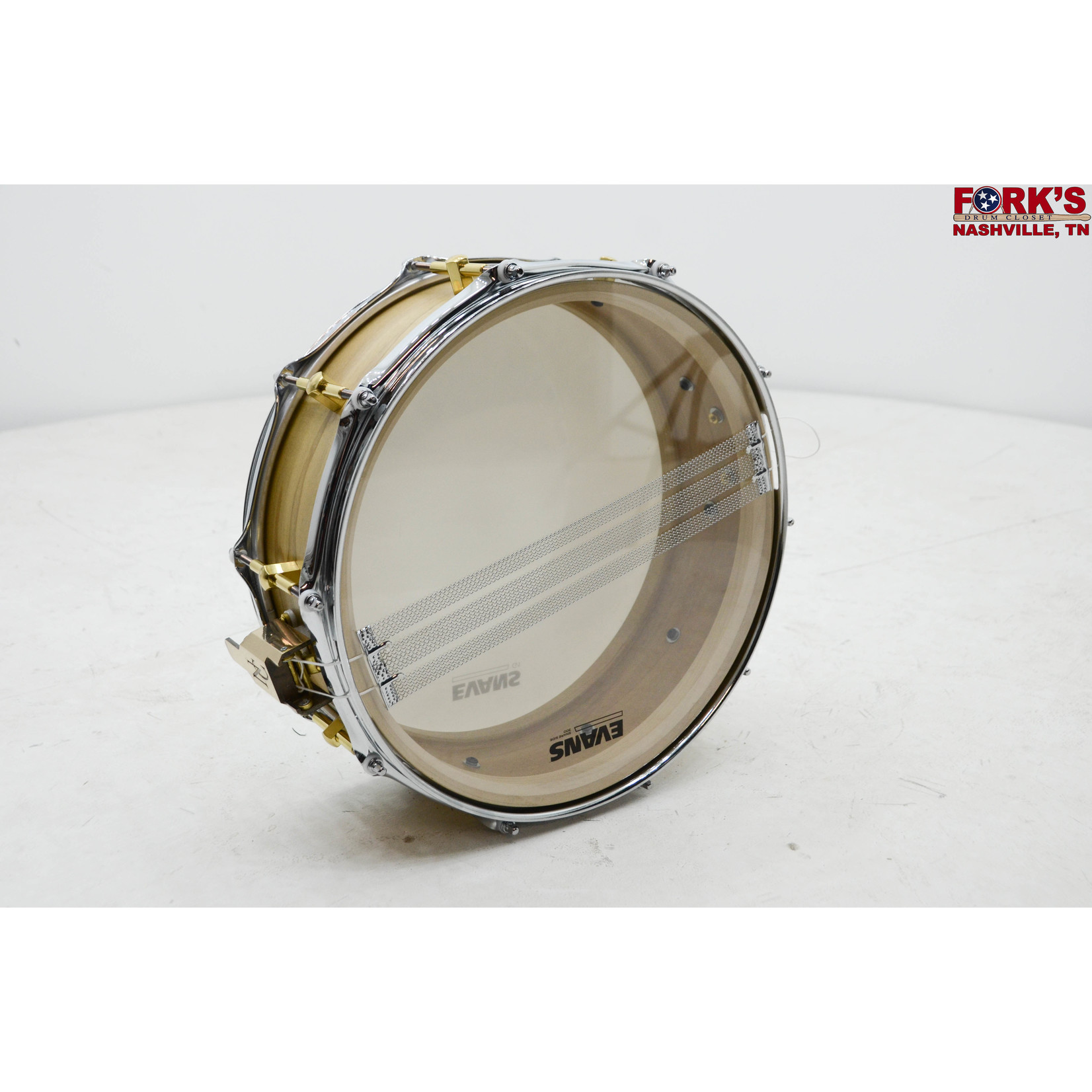 Noble and Cooley Noble & Cooley 5x14 Solid Shell Classic Snare Drum - Tulip, "Natural Oil"