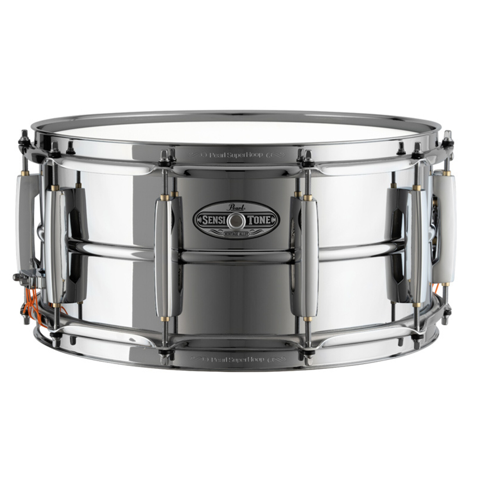Pearl 6.5x14 Sensitone Snare - Beaded Steel - Chrome Plated
