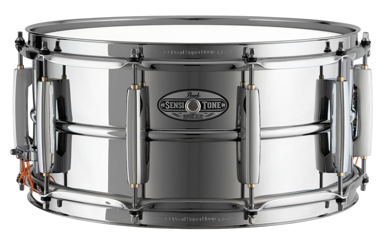 Pearl Sensitone Heritage Alloy 14 x 6.5 Beaded Steel Snare Drum –  Drummers Paradise