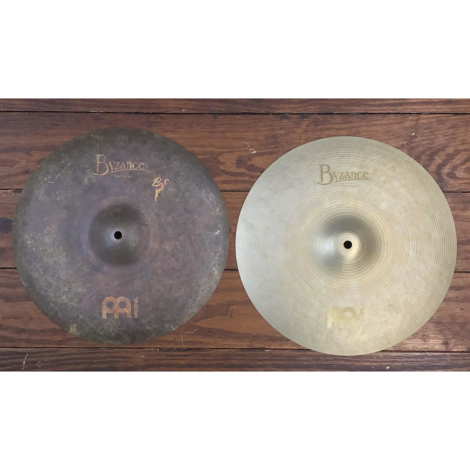 Meinl USED Meinl Byzance Vintage 14" Sand Hi-Hat Cymbals (Pair)