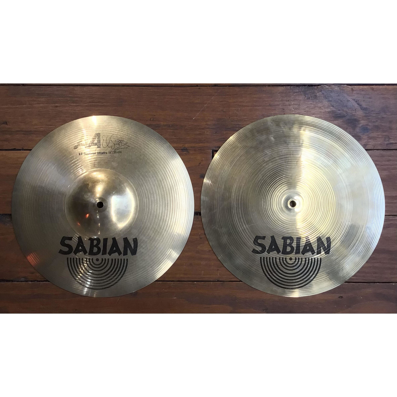 Sabian USED Sabian AA 14" El Sabor Hi-Hat Cymbals (Pair)