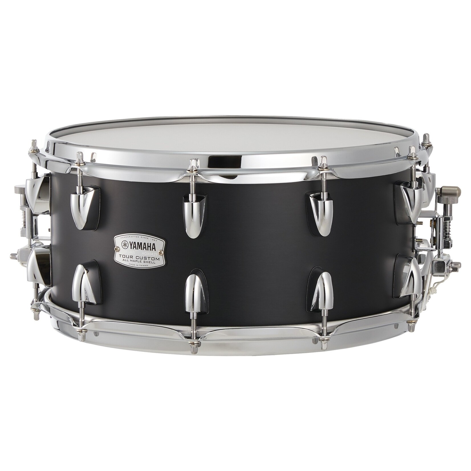 Yamaha Yamaha Tour Custom Snare Drum - 14" x 6.5" Maple - Licorice Satin