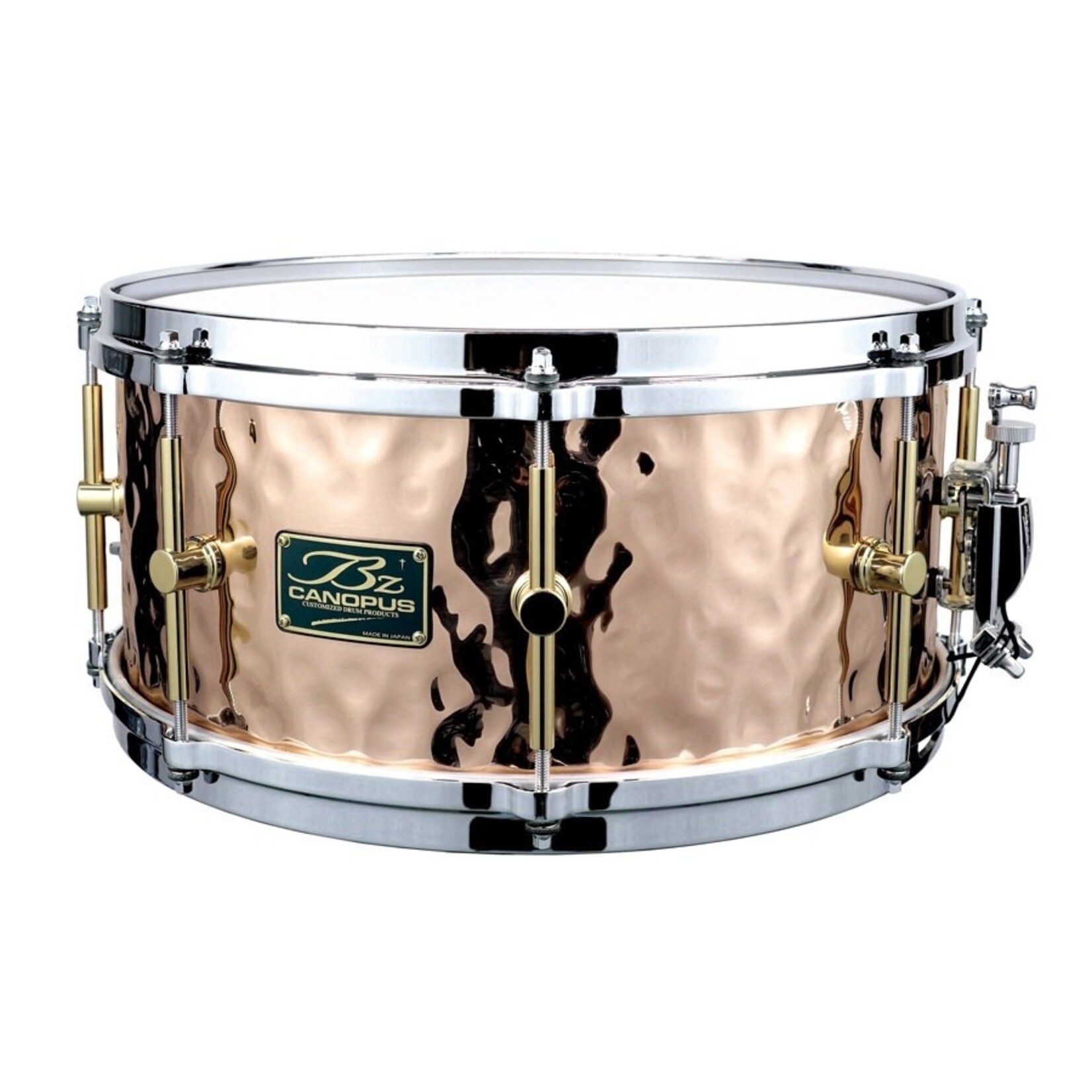 Canopus Canopus 6.5x14 Hammered Bronze Snare Drum