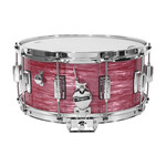 Rogers Rogers Dyna-sonic 6.5x14 Wood Shell Snare Drum  Red Ripple Beavertail