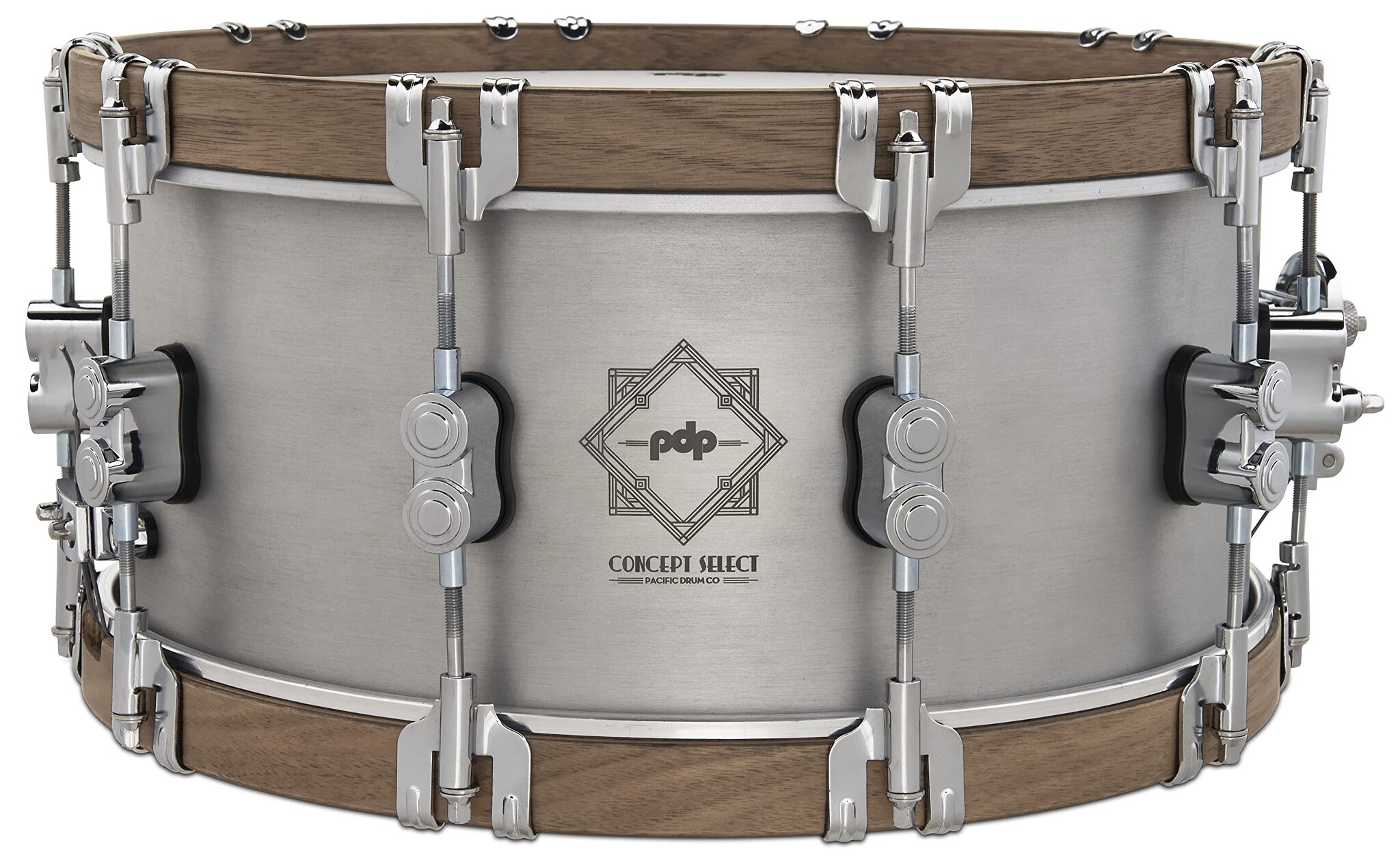 PDP Concept Select 6.5x14 Snare Drum 3mm Aluminum Forks Drum Closet