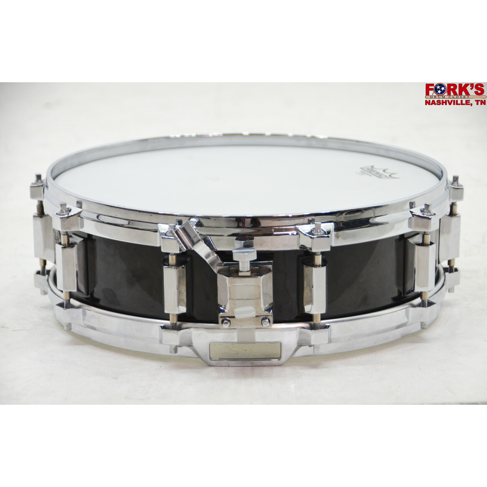 USED Solid 4x14 Brass Snare Drum Forks Drum Closet