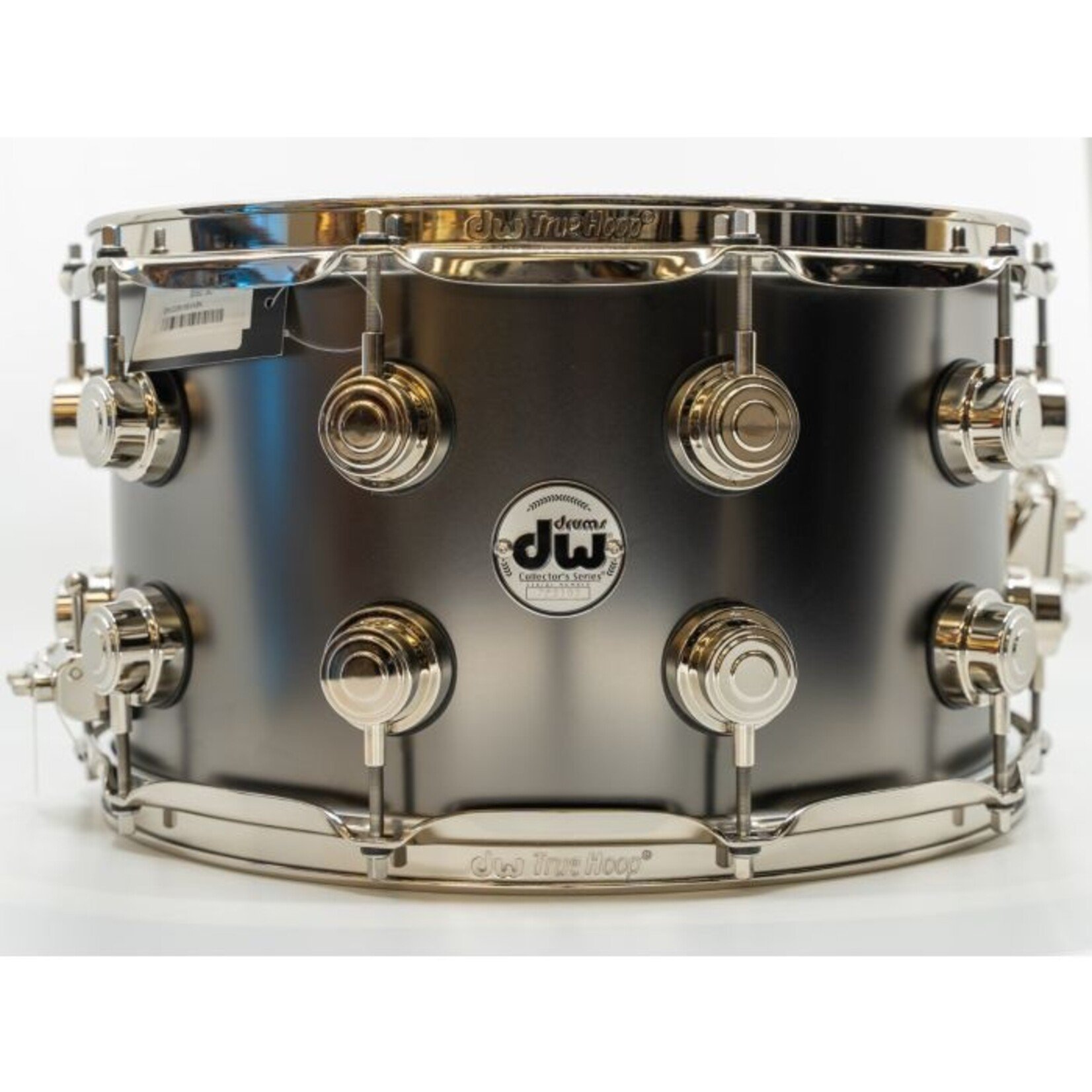 DW DW Collectors 8x14 Satin Black over Brass w/ Nickel Hardware