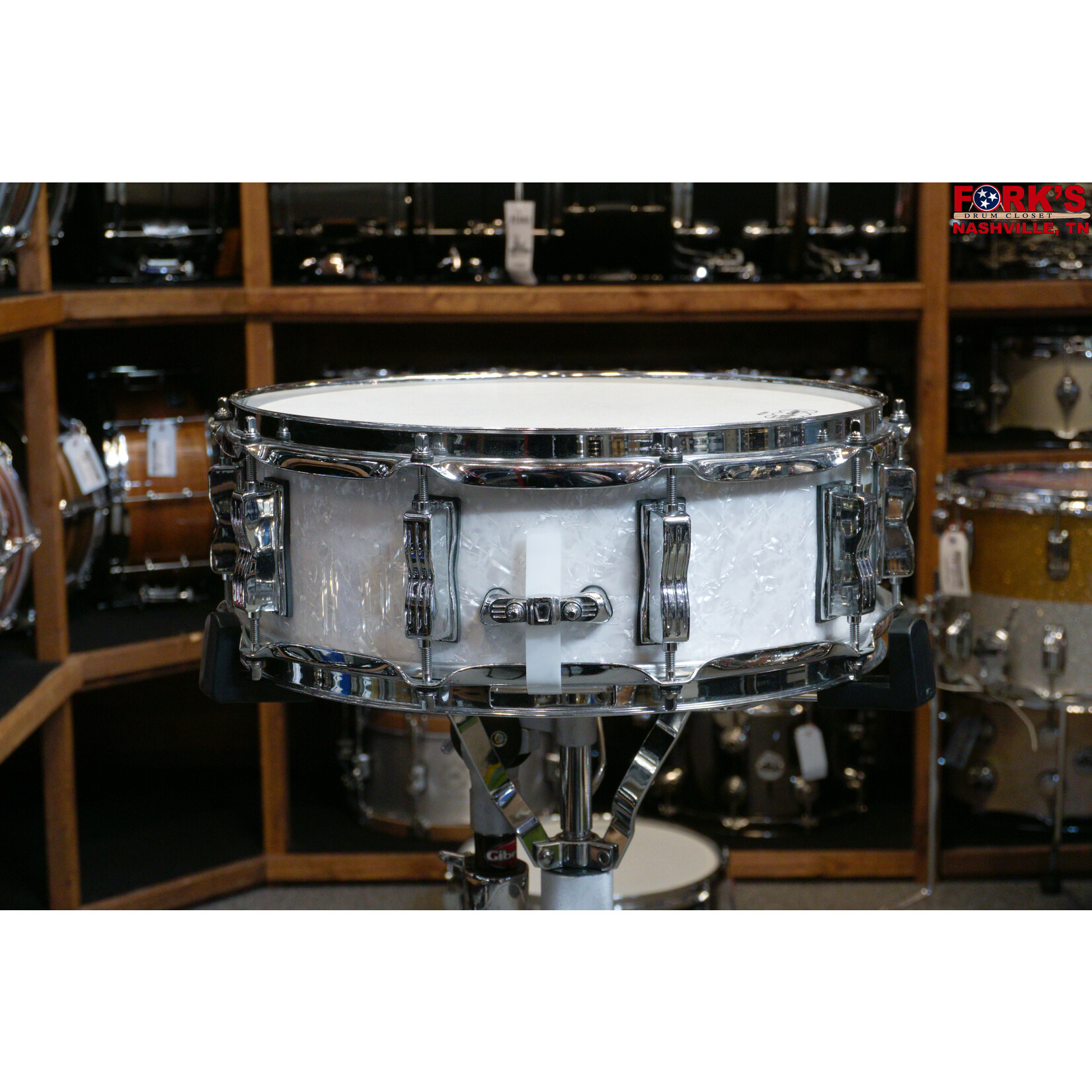 Ludwig Ludwig 5x14 Legacy Maple Snare Drum - "White Marine Pearl"