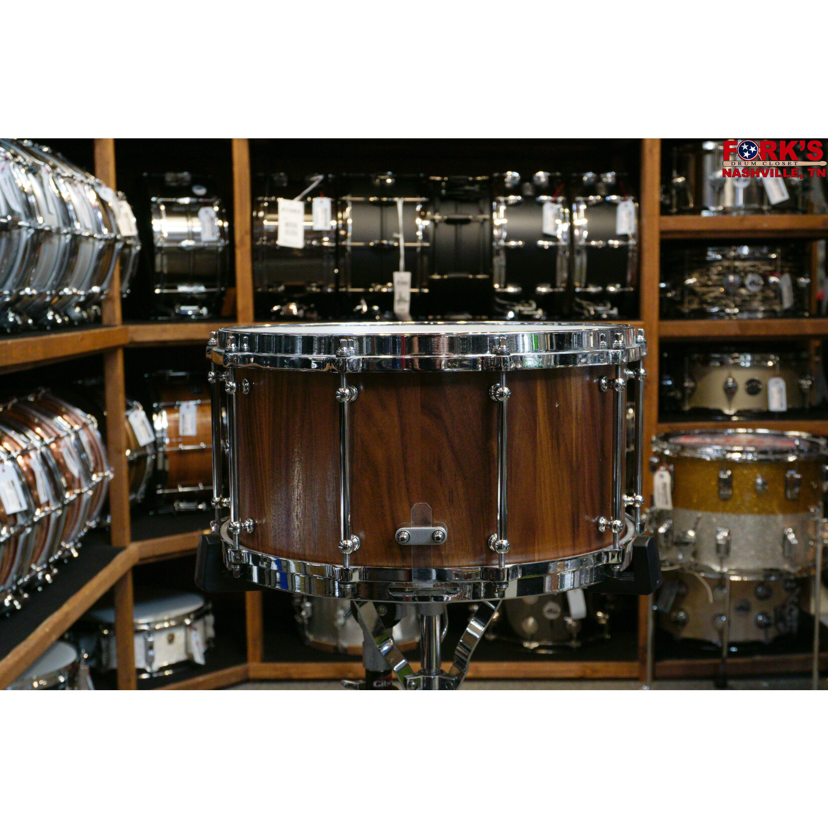 JJrums JJrums 7x14" Walnut Stave Snare Drum