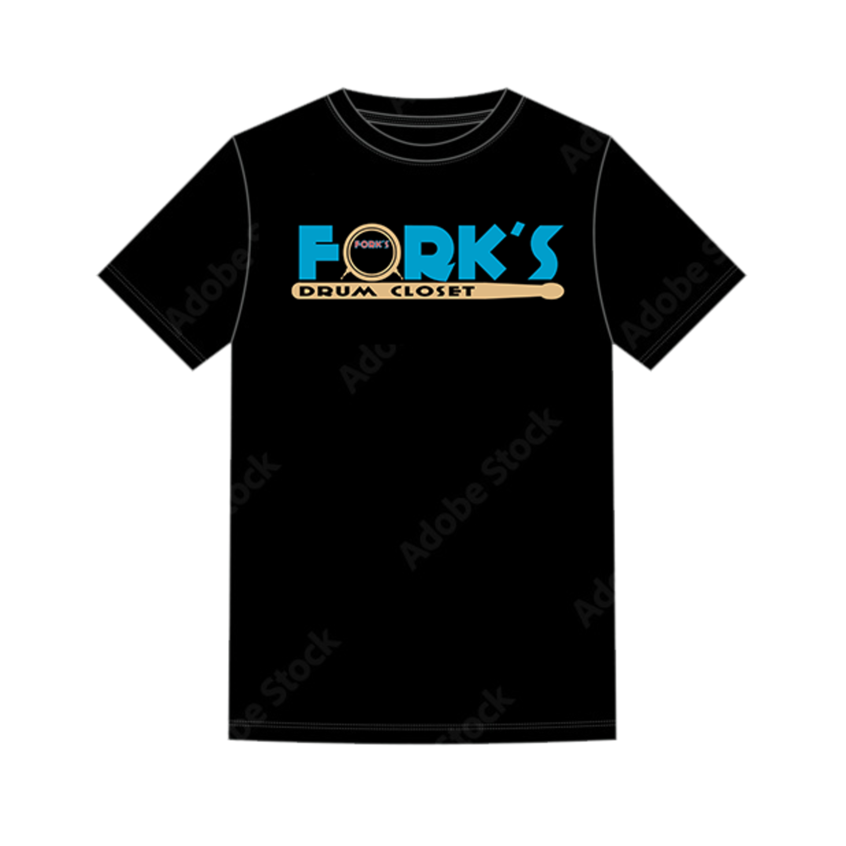 Fork's Fork's T-Shirt - Classic Black