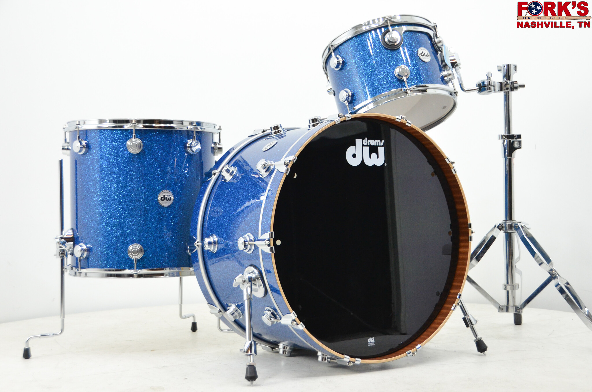 DW Collectors Maple Mahogany 3pc Drum Kit - 