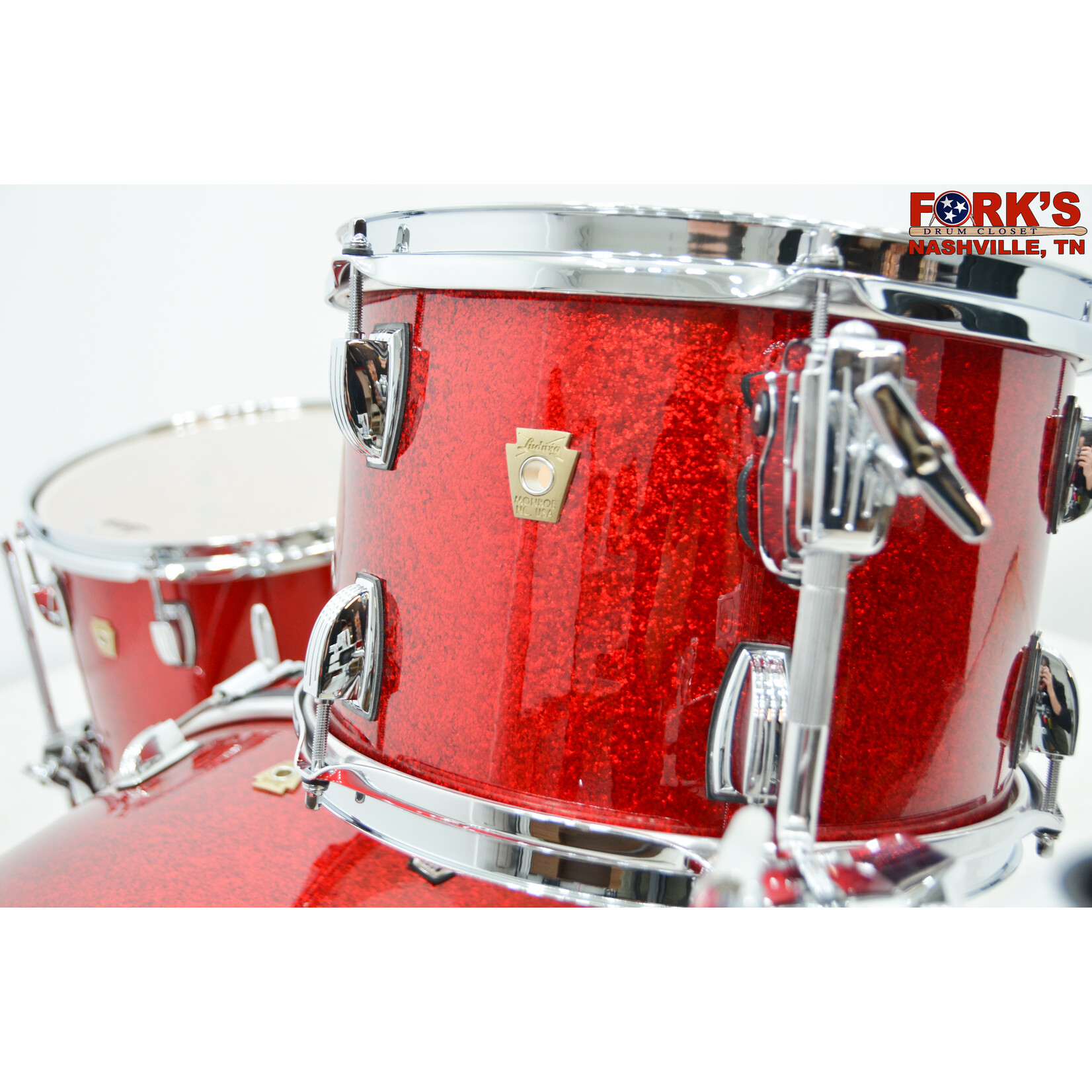 Ludwig Ludwig Classic Maple 3pc Drum Kit - "Red Sparkle"