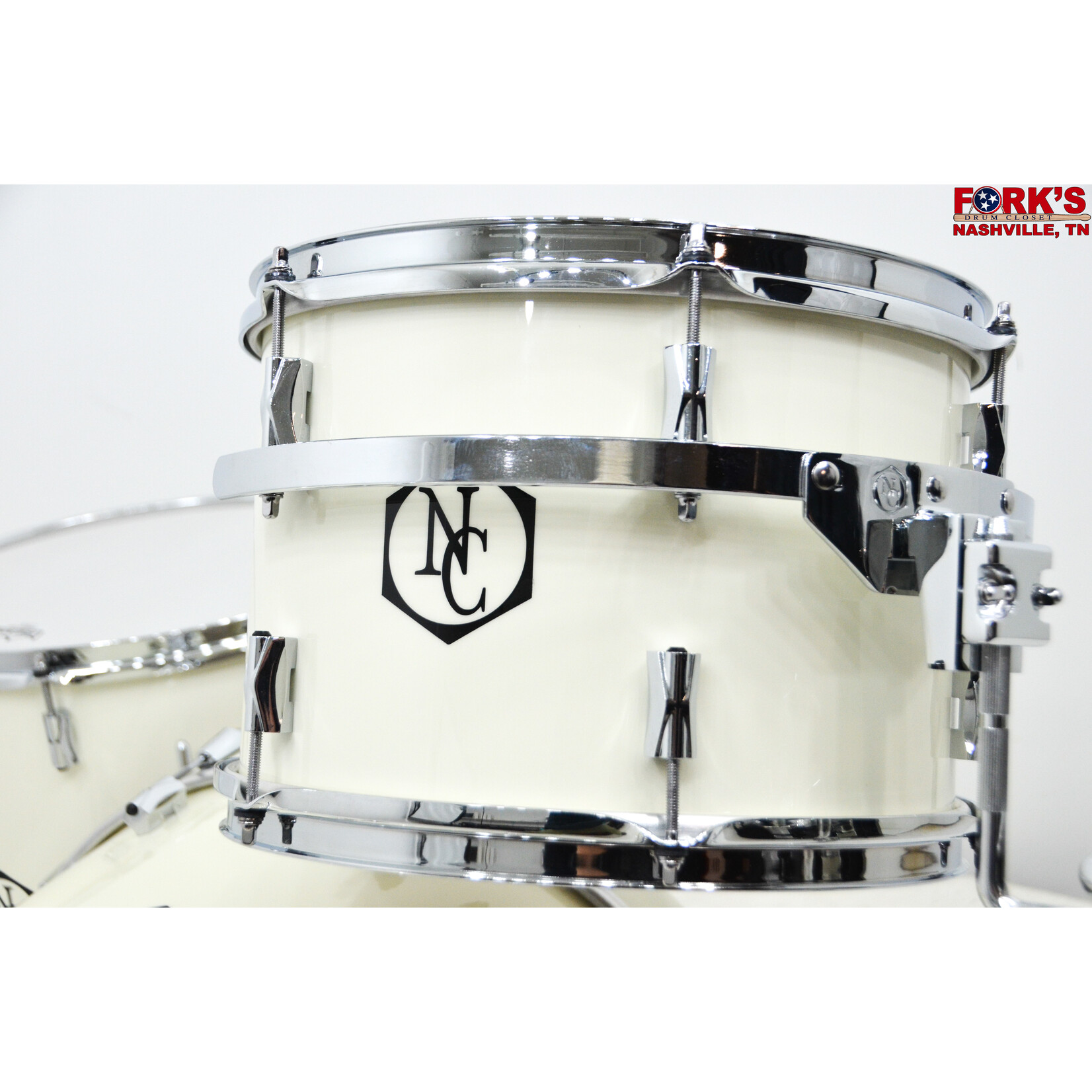 Noble and Cooley Noble & Cooley CD Maple 3pc Drum Kit - "Antique White Lacquer"